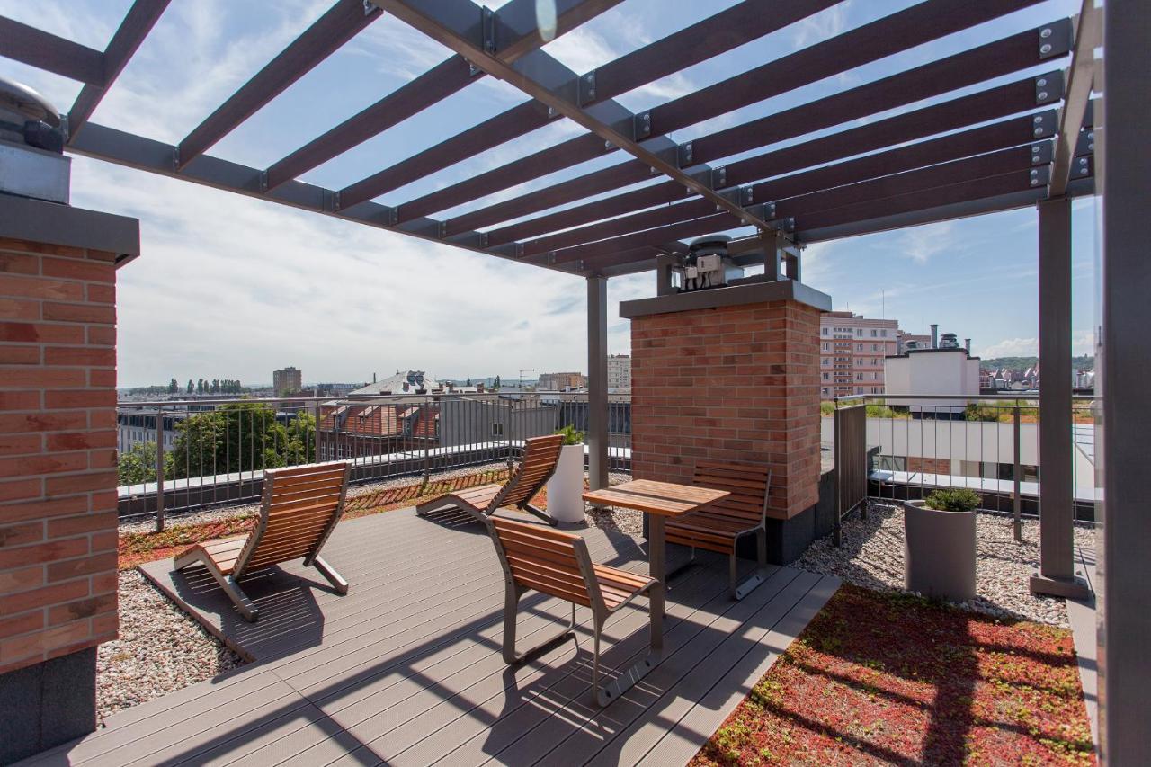 Gdansk, Dlugie Ogrody 18 - Rooftop Terrace, Parking المظهر الخارجي الصورة